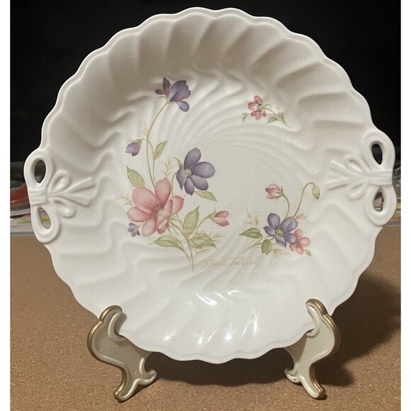 Antique Floral Festival Bowl/ Dish by Mitani (Japan) Rare and feminine 1921-1940 - Picture 1 of 16